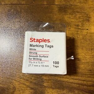 Staples Marking Tags. New